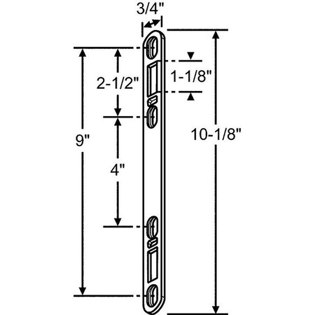 Strybuc Flat Keeper Stainless Steel 16-680FKSS
